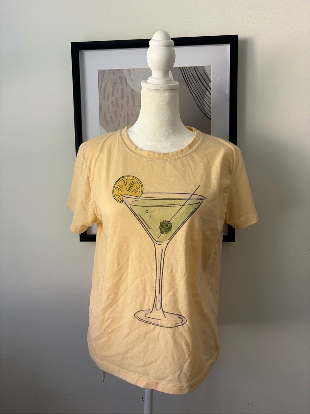 Tns Yellow Cocktail Graphic Tee